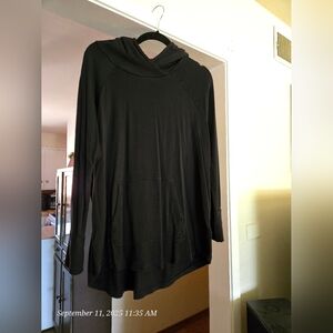 LuLaRoe Amber Black Lightweight Hoodie